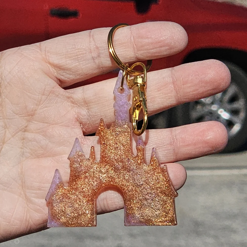 Handmade Theme Park Castle Inspired Beautiful Beacons Bag Charm